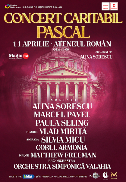 poster Concert Caritabil Pascal