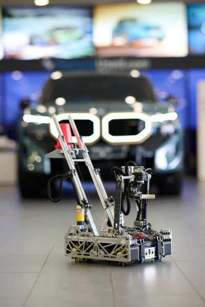 BMW XM unveil in Bucharest by leading Romanian robotics team Ro2D2 (photos by Radu Chindris)