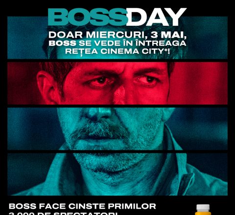 Mister, suspans și emoție: doar pe 3 mai este BOSS DAY în întreaga rețea Cinema City