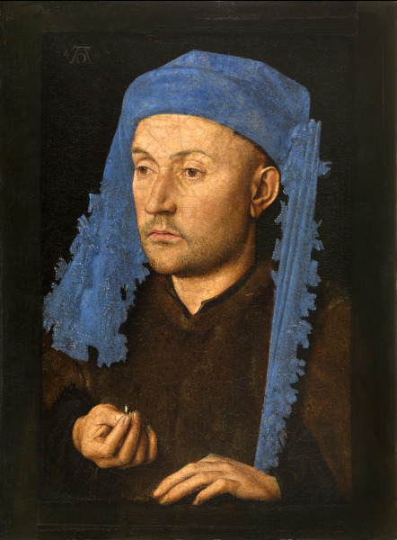 Omul cu tichie albastră, Jan van Eyck