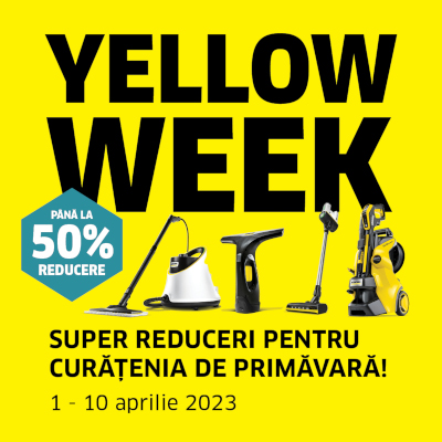 karcher romania Yellow Week 2023 reduceri 50%
