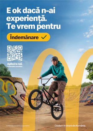 McDonald’s în România lansează campania de recrutare „Oameni cu experiențe”