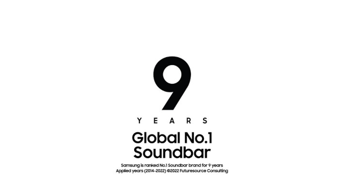 Samsung Soundbar locul 1 în vânzările globale pentru al 9-lea an consecutiv