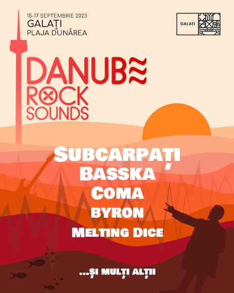 Subcarpați, byron, Basska, COMA și mulți alții vin la Danube Rock Sounds pe Plaja Dunărea din Galați între 15-17 septembrie