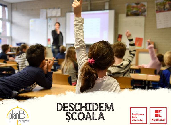 DESCHIDEM ȘCOALA: proiectul care susține educația copiilor din mediile vulnerabile a ajuns la a treia ediție