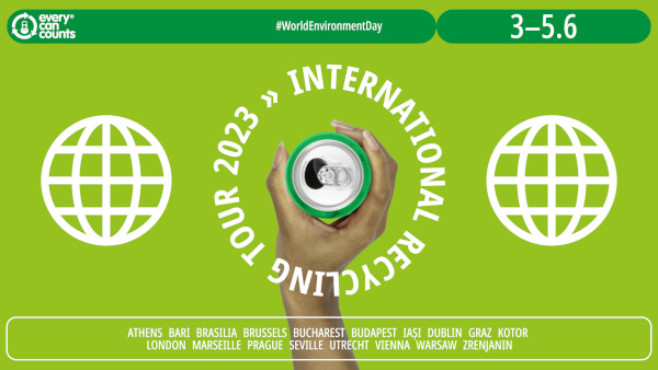 Every Can Counts celebrează Ziua Mondială a Mediului prin International Recycling Tour 2023
