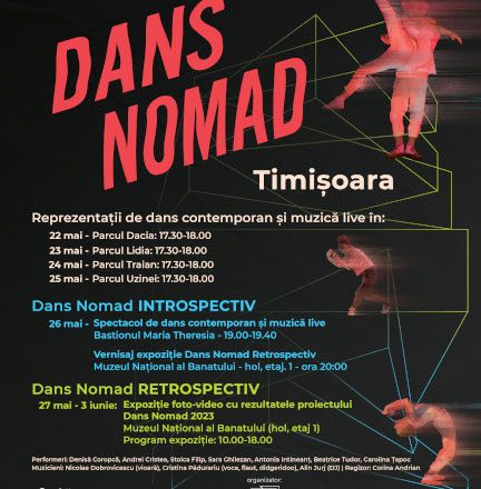 Dans Nomad 2023 aduce dansul contemporan în cartierele din Timișoara