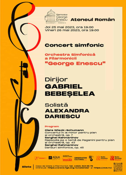 concert Alexandra Dariescu 25-26 mai