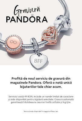 Pandora lansează serviciul de gravură în România