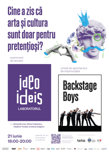 Backstage Boys în deschiderea Ideo Ideis Laboratorul 2023
