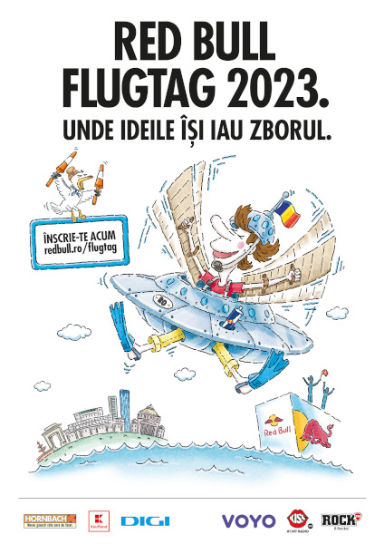 Red Bull Flugtag, competiția mașinăriilor zburătoare și a piloților neînfricați, vine în septembrie la București
