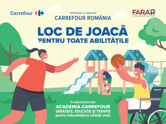 Carrefour România și Fundația FARA inaugurează locul de joacă Inclusiv TU