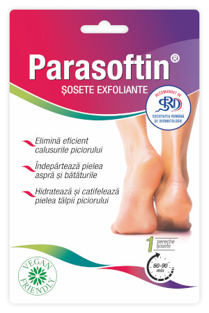Parasoftin® şosete exfoliante formulă nouă