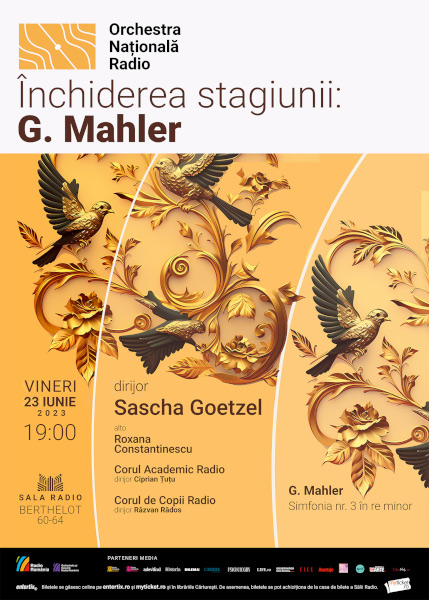 Cea mai lungă simfonie din repertoriul clasic: Simfonia nr. 3 de MAHLER încheie stagiunea Sălii Radio