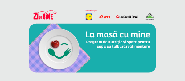 „La masă cu mine”, un program de nutriție și sport pentru copiii cu tulburări alimentare, a fost demarat de Asociația Zi de Bine