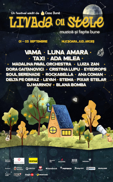Livada cu stele – festival cu muzică și fapte bune sădit de Casa Bună