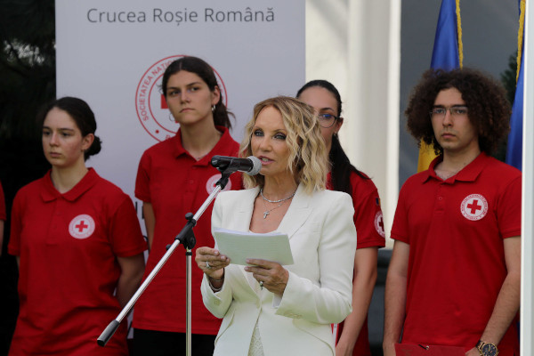 Moment aniversar la Palatul Elisabeta din capitală ­­­­­­­­­­­­Crucea Roșie Română a sărbătorit 147 de ani în slujba binelui