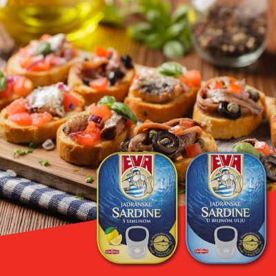 Versatilele sardine EVA, perfecte pentru serile de vară