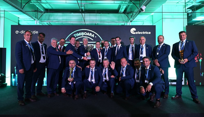 E-Distribuție a câștigat marele premiu la Trofeul Electricianului la Timișoara