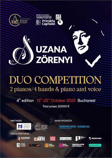 Asociația Majura Christ anunță prelungirea termenului de înscriere Concursul Internațional de Duo „Suzana Szörenyi”