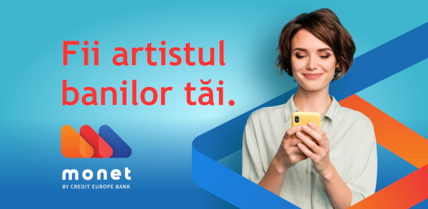 Credit Europe Bank lansează noua aplicație de mobile banking – monet – o soluție simplă, sigură și la îndemână
