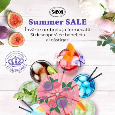 Summer Sale cu discounturi și alte surprize frumoase la Sabon
