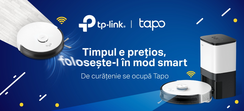 TP-Link lansează primele aspiratoare robot din portofoliul companiei Tapo