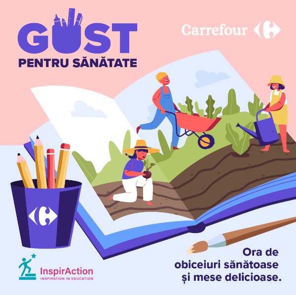 Sănătate în școlile din România: a doua ediție a programului educațional Carrefour și InspirAction promovează un stil de viață sănătos
