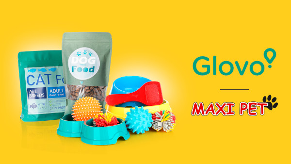 Maxi Pet este acum disponibil pe Glovo, cu livrare rapidă