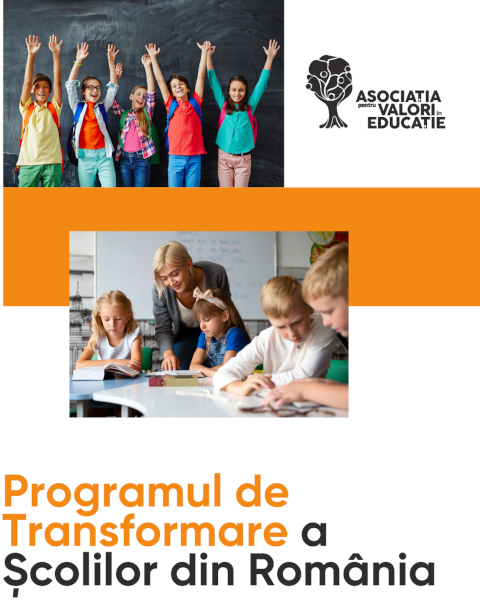 AVE oferă 200 de burse în valoare totală de 12 milioane de lei odată cu lansarea Programului de Transformare a Școlilor din România