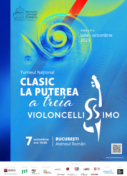 Turneul Național Violoncellissimo – Clasic la puterea a treia 2023 deschide seria concertelor din luna octombrie la Ateneul Român din București