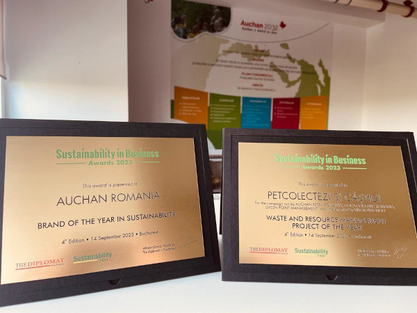Auchan Romania Premii Sustainability in Business 2023