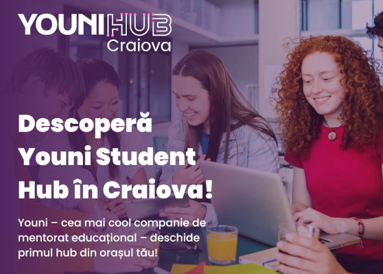 Youni investește peste 100.000 de euro în regiunea Oltenia și deschide un hub educațional în Craiova