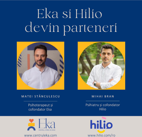 EKA – Centrul Stării de Bine devine partener Hilio, cea mai mare platformă online de sănătate și well-being din România