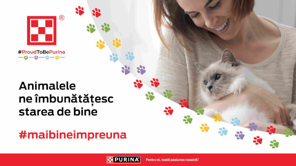 Pentru că împreună suntem mai fericiți, PURINA® celebrează Ziua Internațională a Animalelor