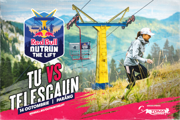 Toma Coconea lansează provocarea către cei mai buni alergători din țară: depășirea telescaunului din Parâng, la Red Bull Outrun the Lift