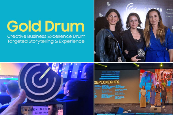 Cheil | Centrade obține primul trofeu GOLD la Golden Drum pentru Samsung Electronics România cu proiectul #22EpicNights
