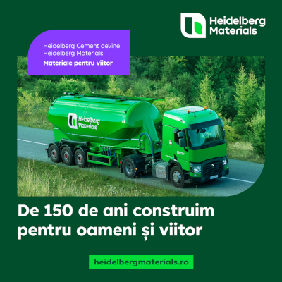 HeidelbergCement devine Heidelberg Materials, o campanie de rebranding semnată de Rogalski Damaschin  