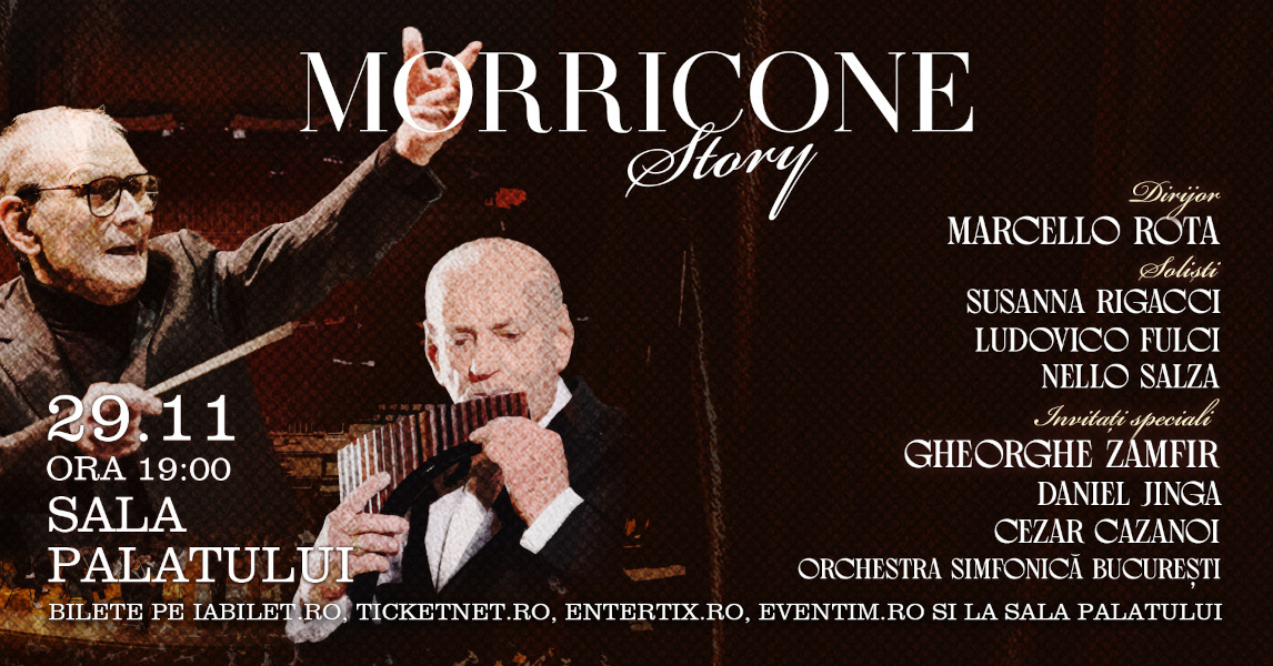 „Morricone Story” – un spectacol eveniment în avanpremieră la București pe 29 noiembrie