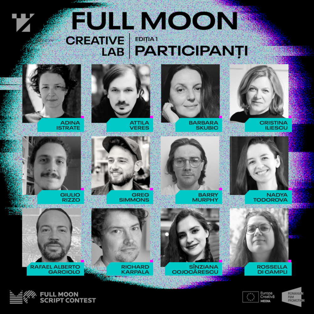 Full Moon Creative Lab și-a ales participanții. Cei 12 scenariști din 7 țări europene vor participa la prima rezidență creativă