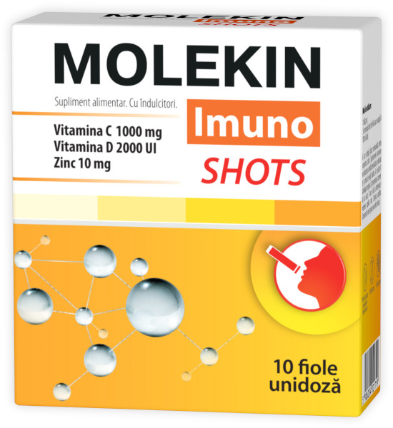 Molekin® Imuno SHOTS, booster-ul sistemului tău imunitar