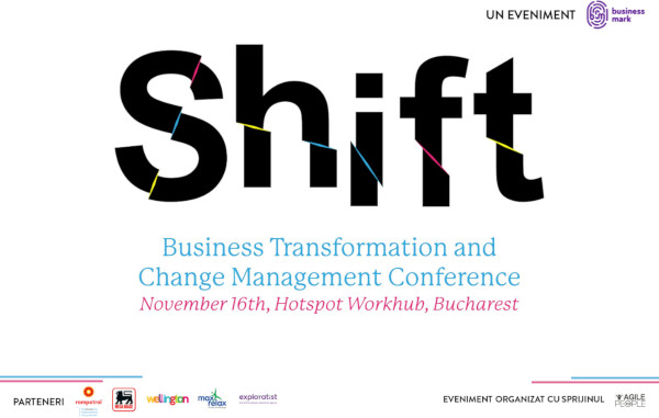Cum se pregătesc companiile pentru viitor, într-un context definit de schimbare? Află pe 16 noiembrie 2023, la conferința anuală „SHIFT. Business Transformation and Change Management Conference”