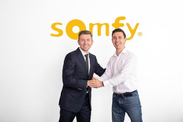 Virgil Lixandru, Sales Manager Somfy România și Moldova și Vlad Rovo, Country Manager Somfy România și Moldova