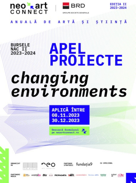 S-a lansat noul Apel de proiecte pentru Bursele NAC, Neo Art Connect – ediția a II-a, 2024