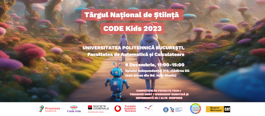 Târgul Național de Știință CODE Kids 2023