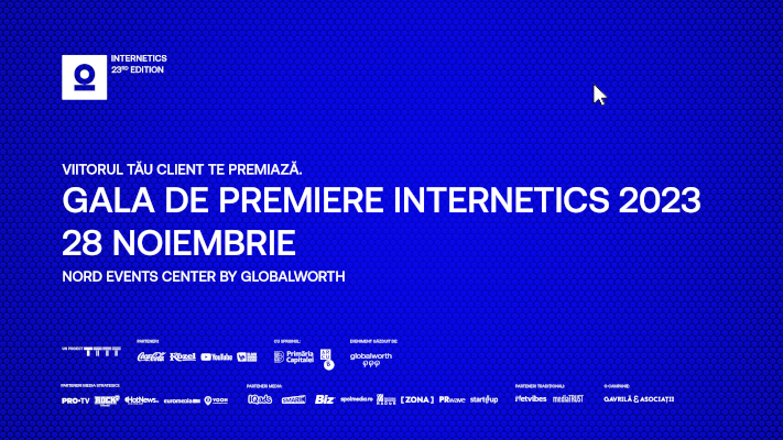 Gala de Premiere Internetics 2023 28 noiembrie