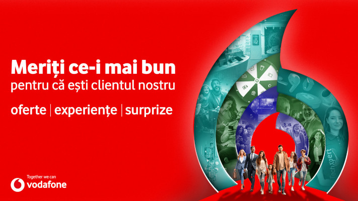 OXYGEN semnează noua campanie Vodafone "Meriți ce-i mai bun"