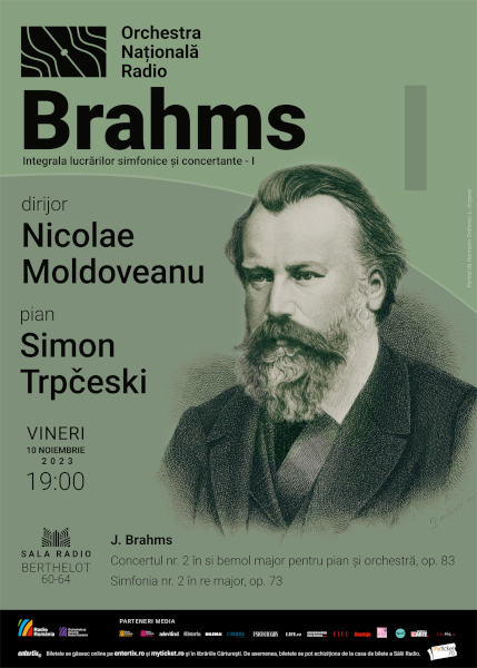 BRAHMS 190: Integrala lucrărilor simfonice și concertante, la Sala Radio