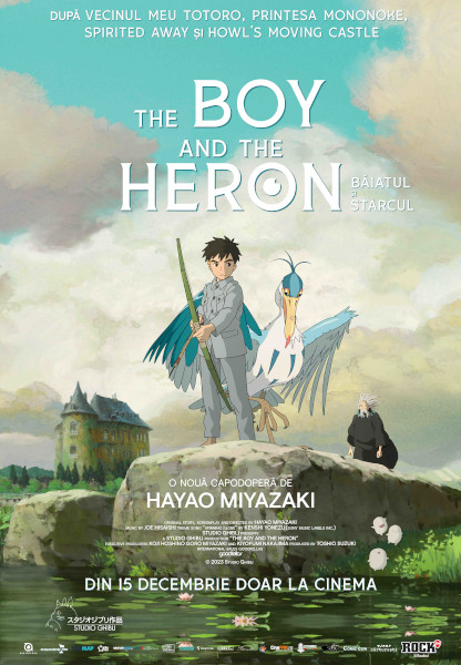 Cel mai așteptat anime al anului: Băiatul și stârcul / The Boy and the Heron, o nouă capodoperă cinematografică de Hayao Miyazaki, din 13 decembrie în cinema