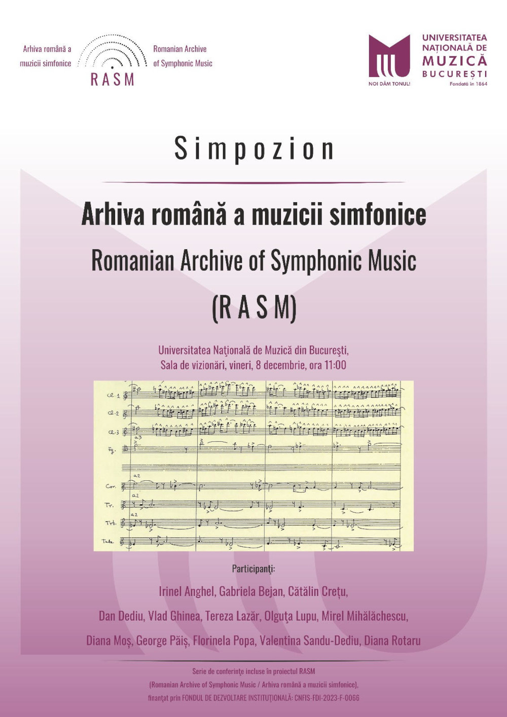 RASM_Arhiva Muzicii Simfonice Romanesti